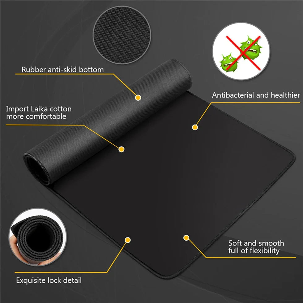 XXL Black Mouse Pad