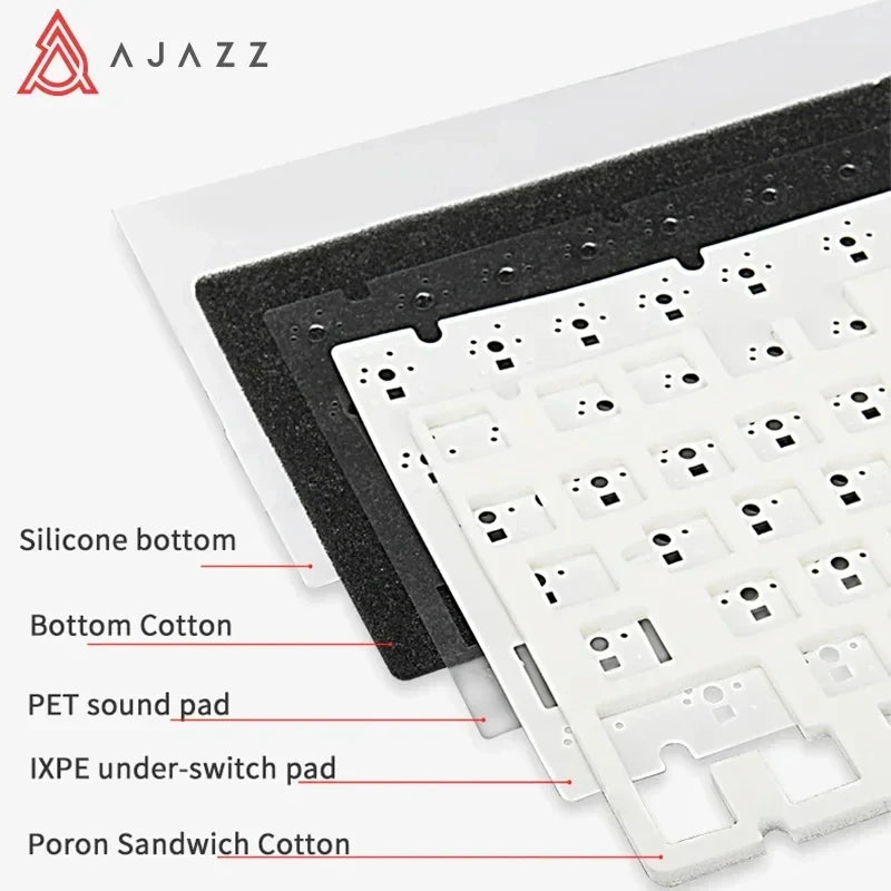 Ajazz Ak820 Mechanical Keyboard (Red Switches)