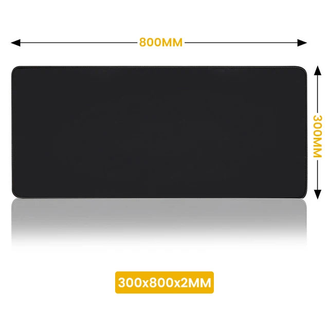 XXL Black Mouse Pad