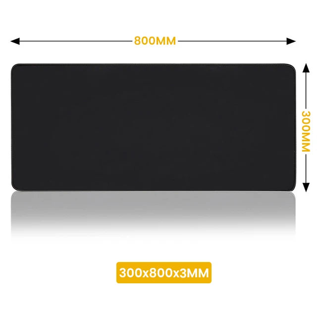 XXL Black Mouse Pad