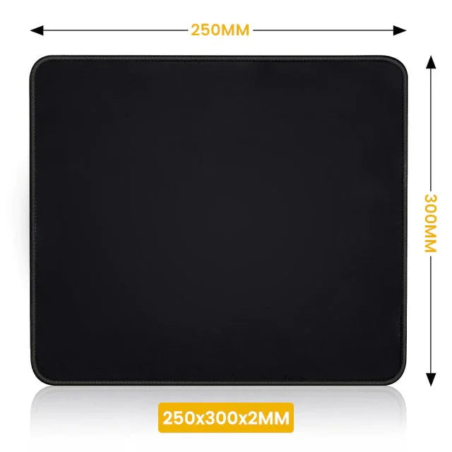 XXL Black Mouse Pad
