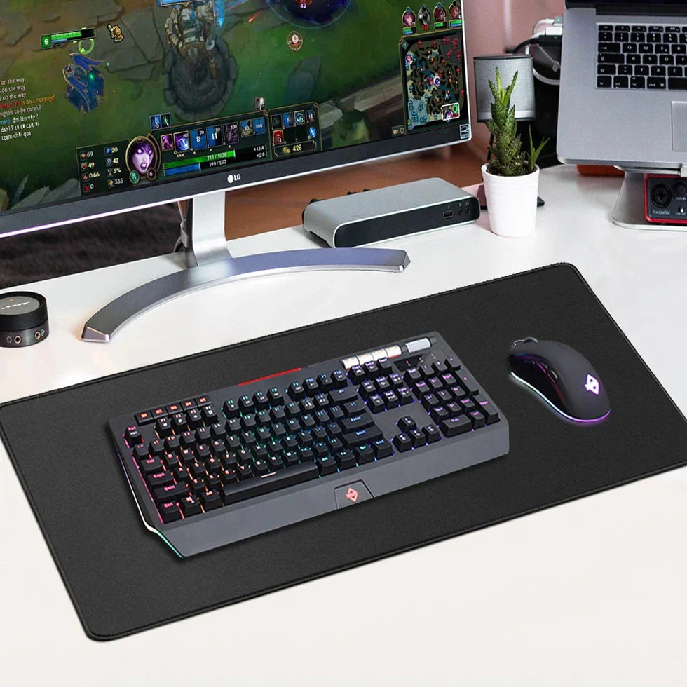XXL Black Mouse Pad