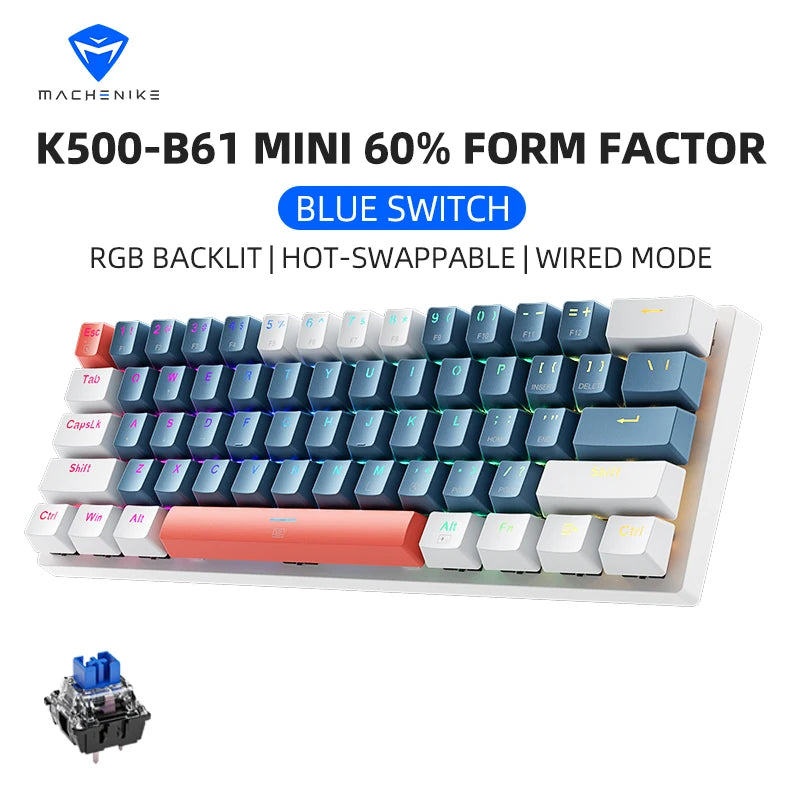 60% Mechanical Keyboard Red Switches