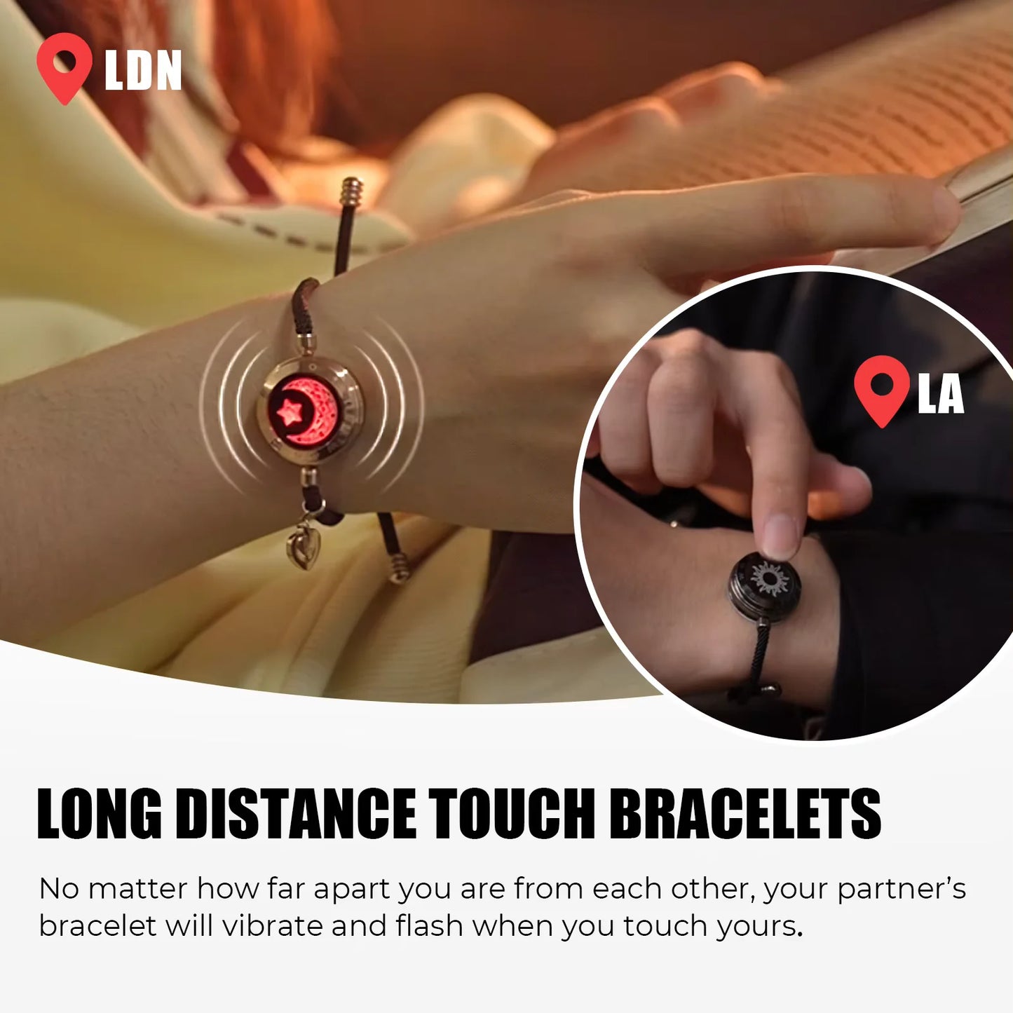 Totwoo Touch Bracelets for Couples