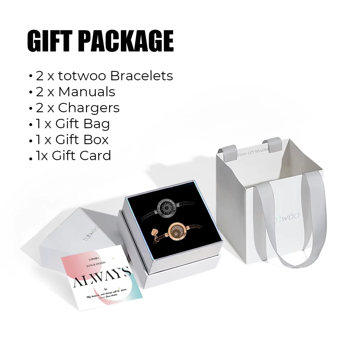 Totwoo Touch Bracelets for Couples