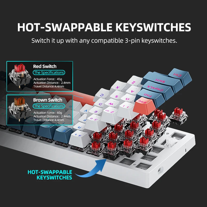 60% Mechanical Keyboard Red Switches